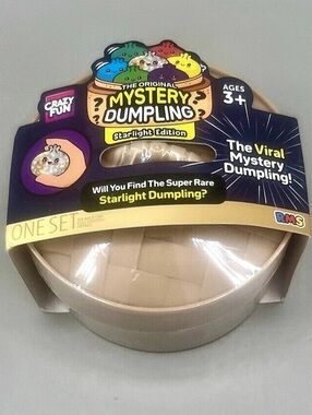 RMS Crazy Fun Mystery Dumpling Starlight Edition ✨ 4” in Tan Basket NEW & SEALED